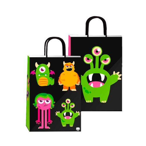 Bolsa Market Self Monsters 14x8x20 Cm