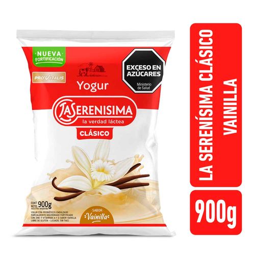 Yogur Bebible Entero La Serenísima Vainilla 900 Gr