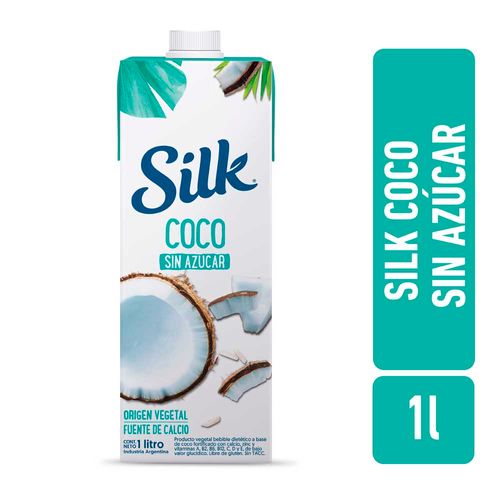 Bebida A Base De Coco Sin Azúcar Silk 1L