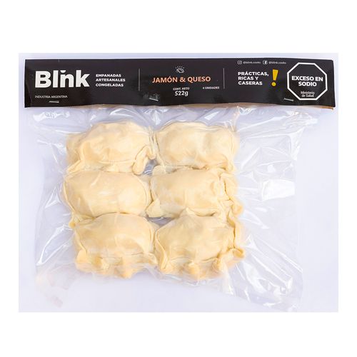 Empanada Blink De Jamon & Queso Pack X6