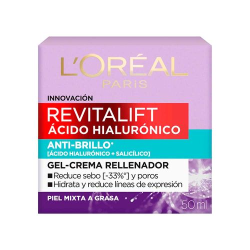 Crema Facial Lóreal Paris Acido Hialuronico Ge