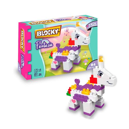 Blocky Mini Unicornio Fantasía Rasti
