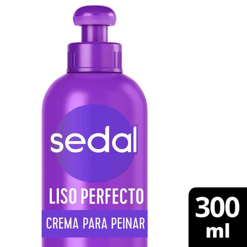 Crema Para Peinar Sedal Lisos Perfectos 300 Ml