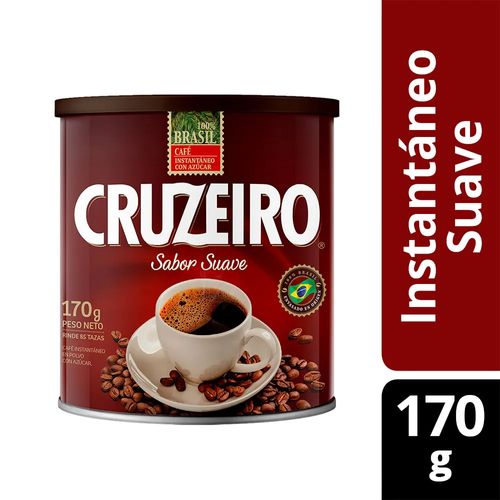 Café Instantaneo Suave Cruzeiro Lata 170gr