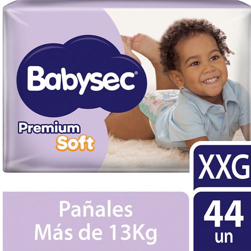 Pañales Babysec Premium Soft Xxg - 44 U