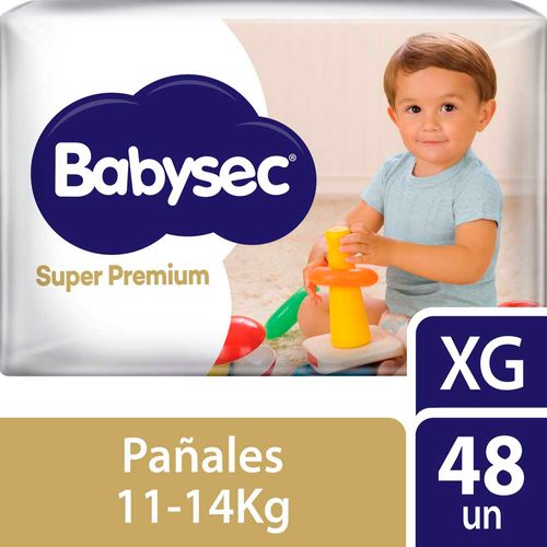 Pañales Babysec Super Premium Xg X 48 U