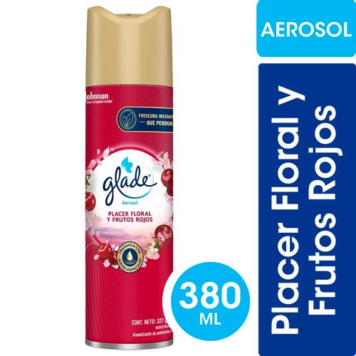 Desodorante Ambientes Glade Placer Floral-frutos Rojos 380ml