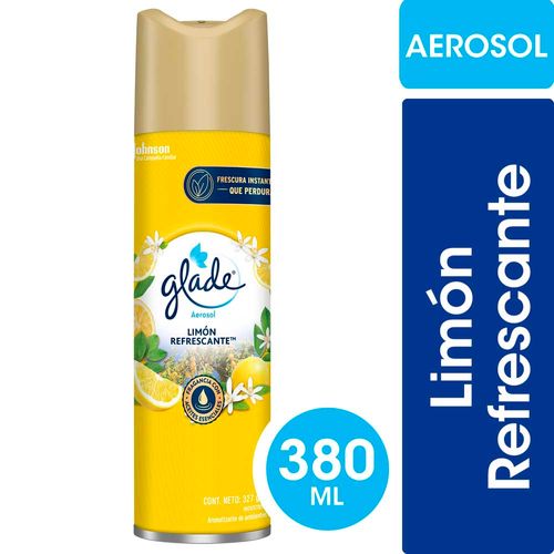 Aromatizante De Ambientes Glade Limón Refrescante 380 Ml