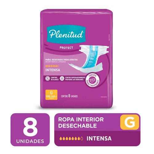 Pañales Plenitud Protect G 8 x 1 U