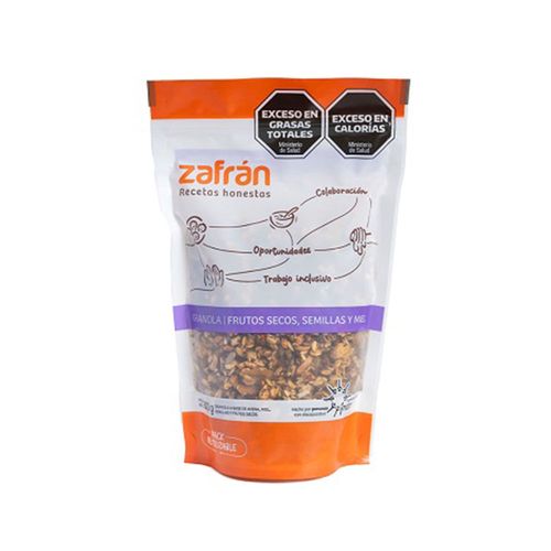 Granola Frutos Secos, Semillas Y Miel Zafrán 300 Gr