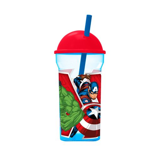 Vaso  Transparente tapa alta Avengers 460 Ml X 1 U Wabro