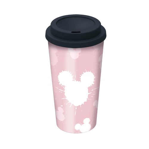 Vaso café doble  Pared grande Mickey 520 Ml X 1 U Wabro