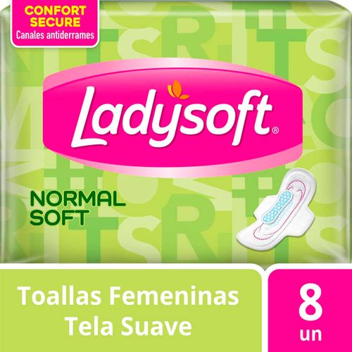 Toallas Femeninas Ladysoft Normal Soft - 8 U