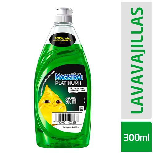 Detergente Magistral Platinum Plus Limon 300 Ml