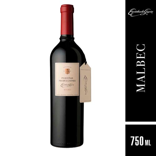 Vino Pequeñas Producciones Malbec 750cc