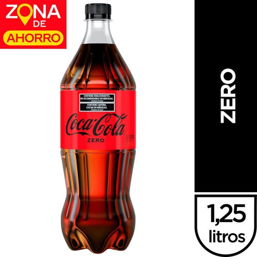 Gaseosa Coca Cola Sin Azucar 1.25lt