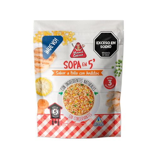 Sopa Pollo Mama Cocina Anillitos 90 Gr