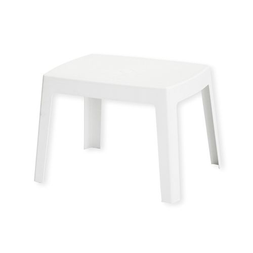 Mesa Plástica  Auxiliar 60x46 Cm Blanco Voss2000