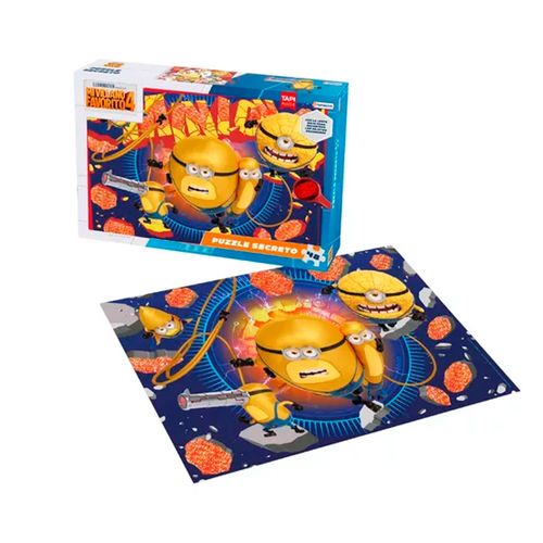 Puzzle 48 Piezas C/ Lupa Minions Tapimovil