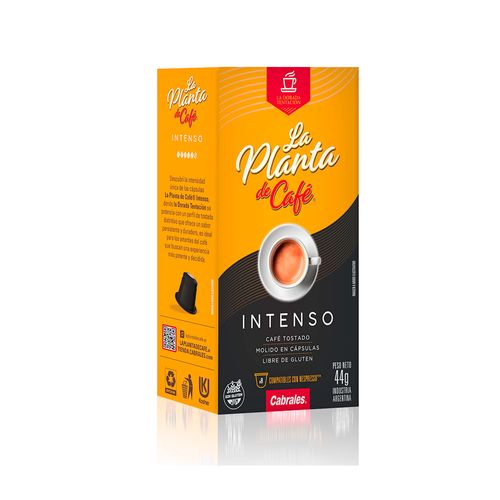 Café La Planta De Café Intenso X 8 Cápsulas Cabrales