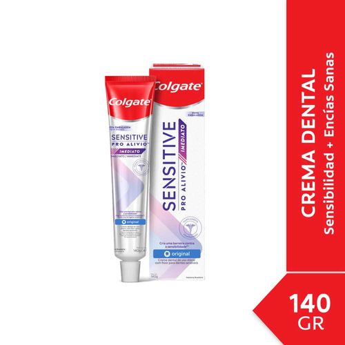 Pasta Dental Colgate Sensitive Pro Alivio Inmediato Original 140 G