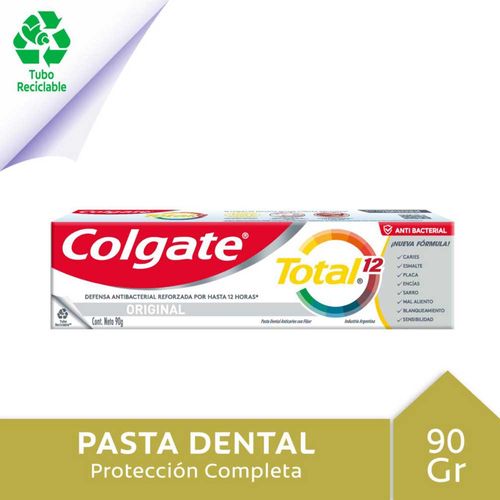 Pasta Dental Colgate Total 12 Original 90 Gr