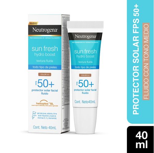 Protector Solar Neutrogena Tono Medio Fps 50 X 40 Ml