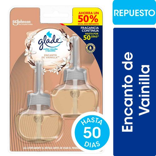 Aceite Aromatizante Glade Vainilla Repuesto X2 21ml