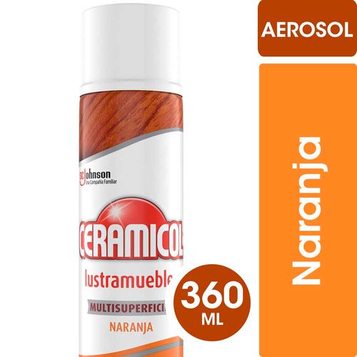 Lustramuebles Multisuperficies Naranja 360 Ml Ceramicol