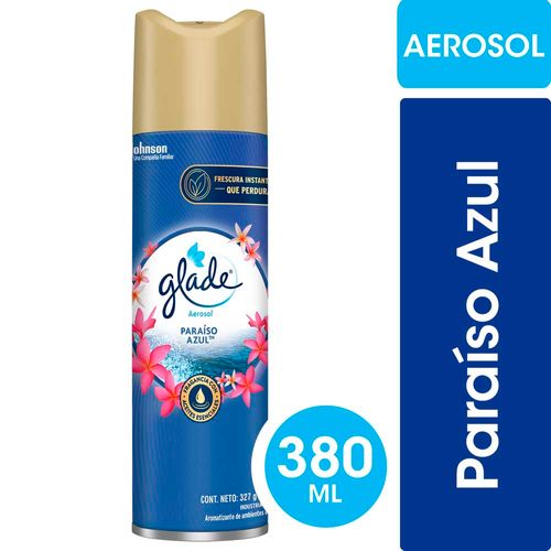 Aromatizante De Ambientes Glade Paraíso Azul 380 Ml