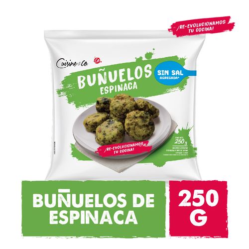 Buñuelos Cuisine & Co Espinaca X 250 Gr