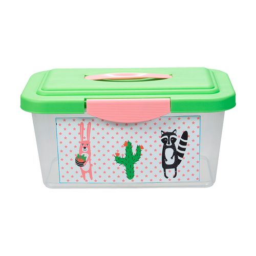 Caja Plastica 6 L Infantil Conejo  1 U Krea