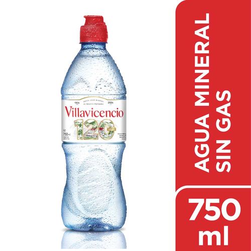 Agua Villavicencio Pet Sin Gas 750 Ml