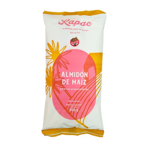 Almidon De Maiz Sin Tacc Kapac 500 Gr