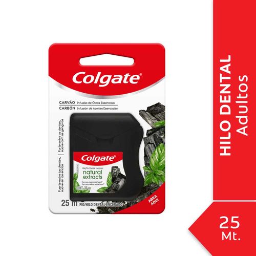 Hilo Dental Colgate Natural Ext Charcoal 25 M