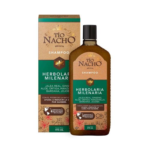 Shampoo Tío Nacho Herbolaria Milenaria V2 415 Ml