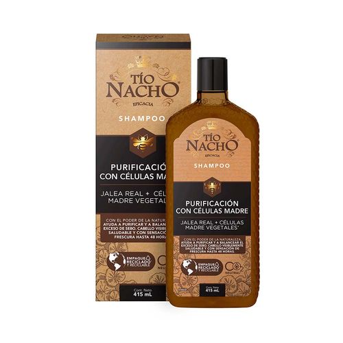 Shampoo Tio Nacho Reciclable Celulas Madre 415 Ml