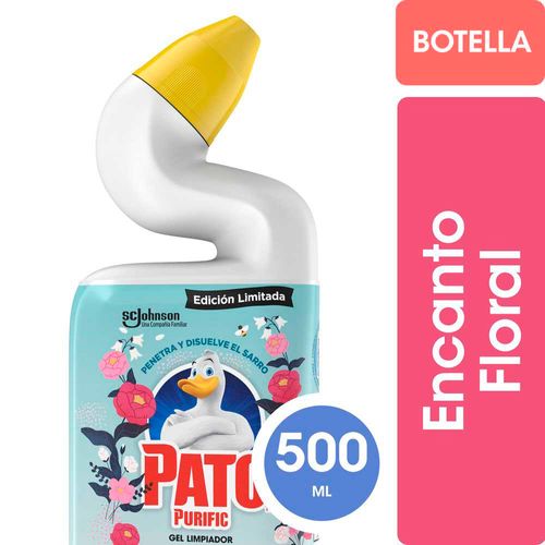 Limpiador Inodoro Manual Pato Encanto Floral 500 Ml