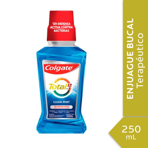 Enjuague Bucal Colgate Total 12 Clean Mint 250 Ml