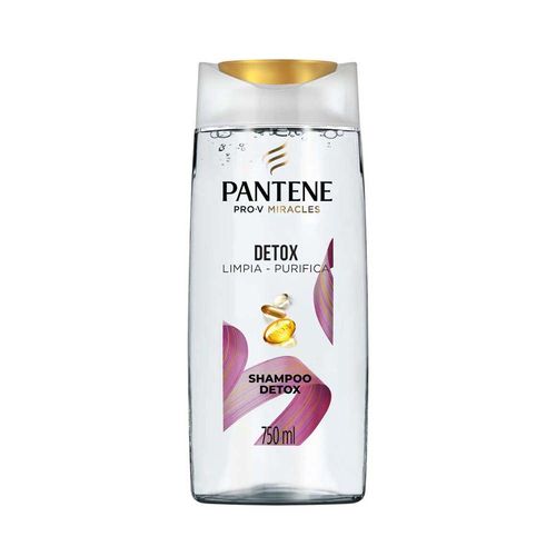 Shampoo Pantene Pro-v Miracles Detox Limpia Purifica 750 Ml