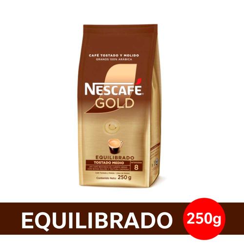 Café  Gold Tostado Y Molido Equilibrado Nescafé® 250 Gr