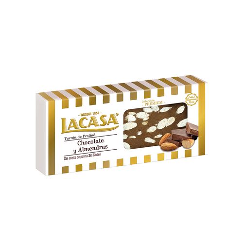 Turron Chocolate & Almendras X 250 Gr La Casa