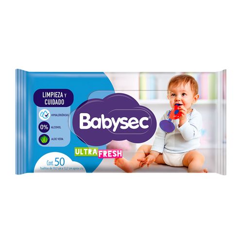 Toallita Humeda Ultra X 50 Unidades Babysec