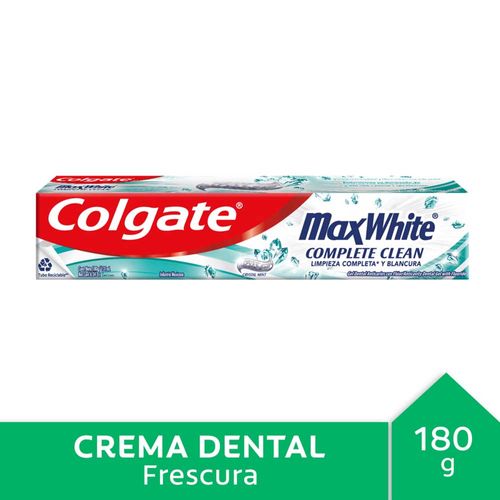 Crem Dentalcolgate Max White Láminas Blanqueadoras 180g