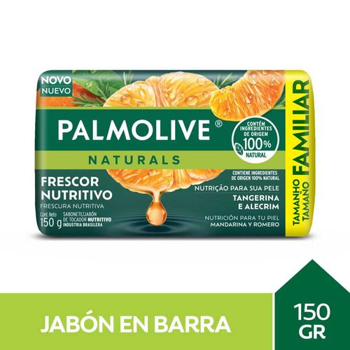 Jabon Tocador Palmolive Naturals Mandarina Y Romero 150 Gr