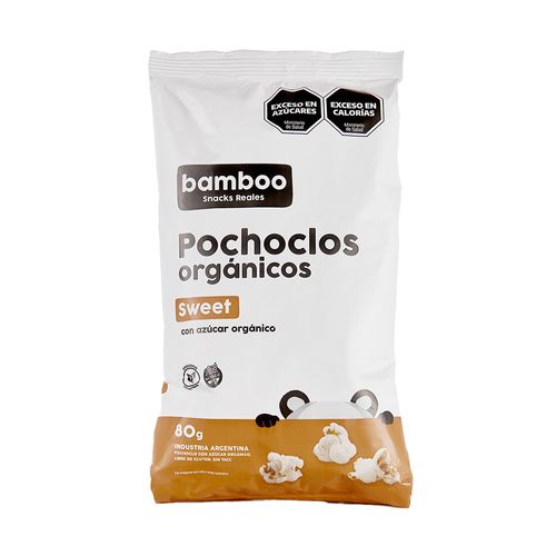 Pochoclo Orgánico Bamboo Azúcar 80 Gr