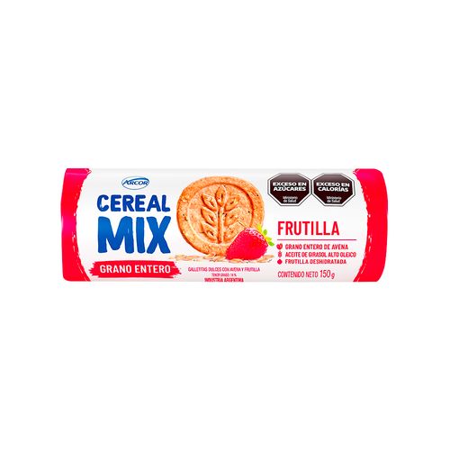 Galletitas Cereal Mix Avena Frutilla 150 Gr