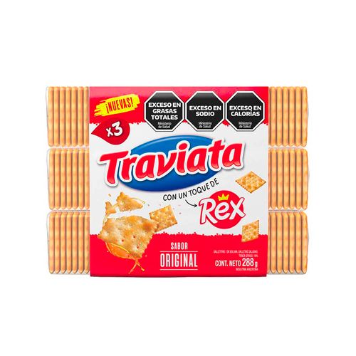 Galletitas Traviata Saladas Rex 288g