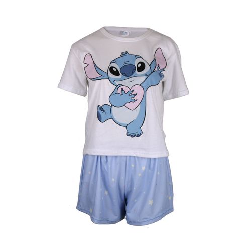 Set Pijama Mujer Stitch Con Short T 38-44 Disn