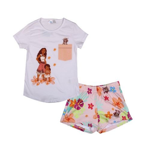 Set Pijama Niña Moana T 4-12 Disney  Pv25